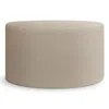 Blu Dot Bumper Large Outdoor Ottoman In Sunbrella Linen