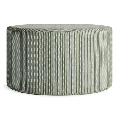 Blu Dot Bumper Large Outdoor Ottoman - Sunbrella Moss