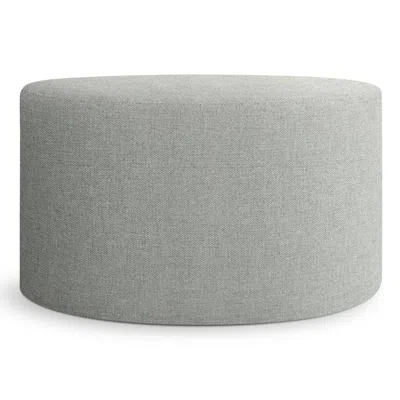 Blu Dot Bumper Large Outdoor Ottoman In Toohey Breezy Blue
