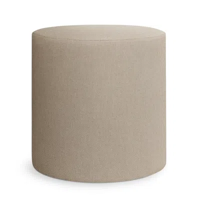 Blu Dot Bumper Small Outdoor Ottoman - Sunbrella Linen