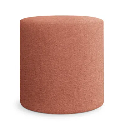 Blu Dot Bumper Small Outdoor Ottoman - Toohey Tomato