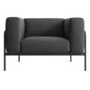 Blu Dot Cache Outdoor Lounge Chair In Sunbrella Coal
