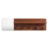 Blu Dot Candid Wall Shelf With Hooks In Walnut