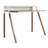 Blu Dot Cant Desk In Walnut/grey