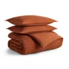 Blu Dot Cascade Duvet Set In Tomato
