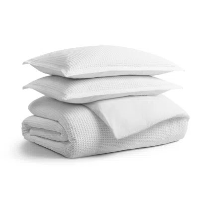 Blu Dot Cascade Duvet Set In White