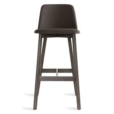 Blu Dot Chip Barstool In Gunmetal/smoke