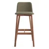 Blu Dot Chip Barstool In Toohey Olive/walnut