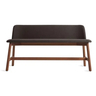 Blu Dot Chip Bench - Gunmetal / Walnut