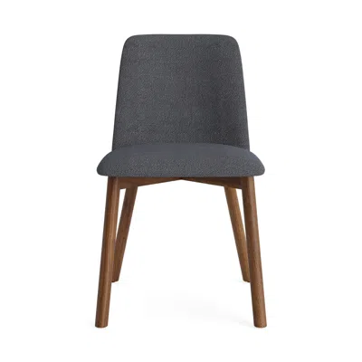 Blu Dot Chip Chair - Camp Charcoal / Walnut
