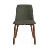 Blu Dot Chip Chair - Camp Olive / Walnut