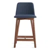 Blu Dot Chip Counter Stool In Toohey Navy/walnut