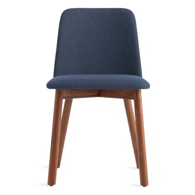 Blu Dot Chip Dining Chair In Toohey Navy/walnut
