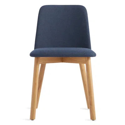 Blu Dot Chip Dining Chair In Toohey Navy/white Oak