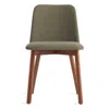 Blu Dot Chip Dining Chair In Toohey Olive/walnut
