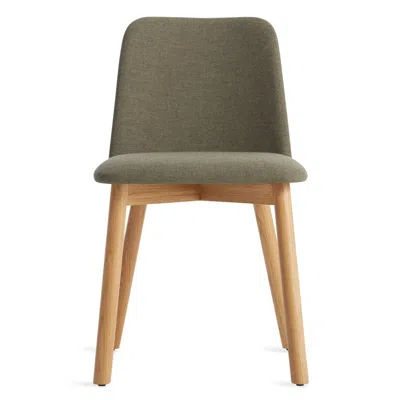 Blu Dot Chip Dining Chair In Toohey Olive/white Oak