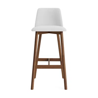 Blu Dot Chip Stool - Barstool / Camp Salt / Walnut