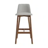 Blu Dot Chip Stool - Barstool / Camp Stone / Walnut