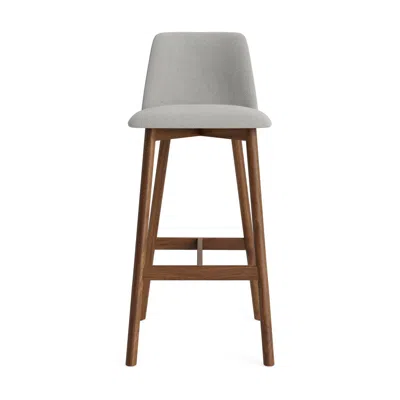 Blu Dot Chip Stool - Barstool / Camp Stone / Walnut
