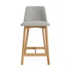 Blu Dot Chip Stool - Counter Stool / Camp Stone / White Oak