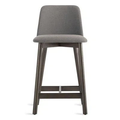 Blu Dot Chip Stool - Counter Stool / Pewter / Smoke
