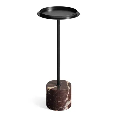Blu Dot Chit Chat Cocktail Table - Black / Cherry Marble