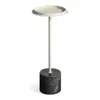 Blu Dot Chit Chat Cocktail Table - Putty / Black Marble In Putty / Black Marble