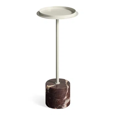 Blu Dot Chit Chat Cocktail Table - Putty / Cherry Marble