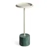 Blu Dot Chit Chat Cocktail Table - Putty / Green Marble In Putty / Green Marble