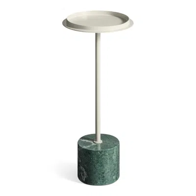 Blu Dot Chit Chat Cocktail Table - Putty / Green Marble