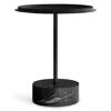 Blu Dot Chit Chat Side Table - Black Marble / Black