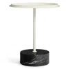 Blu Dot Chit Chat Side Table - Black Marble / Putty
