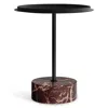 Blu Dot Chit Chat Side Table In Black/cherry Marble