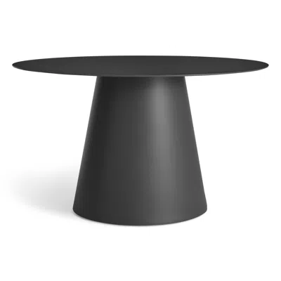 Blu Dot Circula 52" Round Table - 52" Round / Oblivion In Black