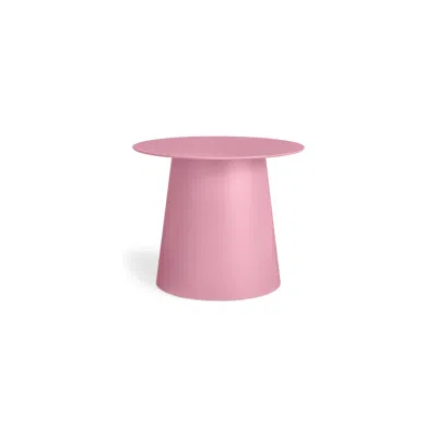 Blu Dot Circula Low Cocktail Table - Bubblegum In Pink