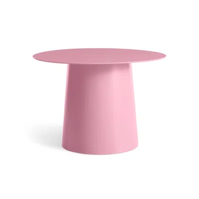 Blu Dot Circula Low Side Table - Bubblegum In Pink