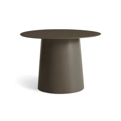Blu Dot Circula Low Side Table - Dark Olive In Green