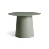 Blu Dot Circula Low Side Table In Grey Green