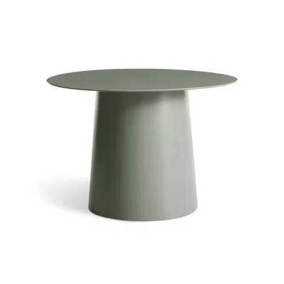 Blu Dot Circula Low Side Table In Grey Green