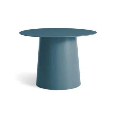 Blu Dot Circula Low Side Table - Marine Blue