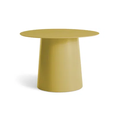 Blu Dot Circula Low Side Table - Ochre In Brown