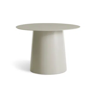 Blu Dot Circula Low Side Table - Putty In Gray