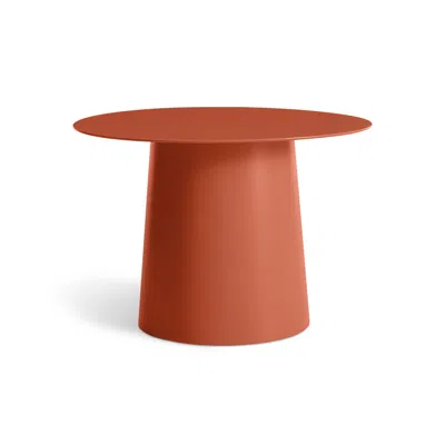 Blu Dot Circula Low Side Table In Tomato
