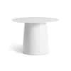 Blu Dot Circula Low Side Table - White In White