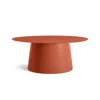 Blu Dot Circula Small Coffee Table In Tomato
