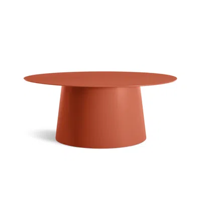 Blu Dot Circula Small Coffee Table In Tomato