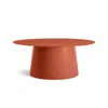 Blu Dot Circula Small Coffee Table - Tomato In Red
