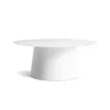 Blu Dot Circula Small Coffee Table - White In White