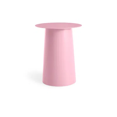 Blu Dot Circula Tall Side Table - Bubblegum In Pink