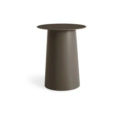Blu Dot Circula Tall Side Table - Dark Olive In Green